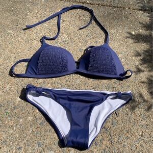NEW PINK Victoria’s Secret Navy Two Piece